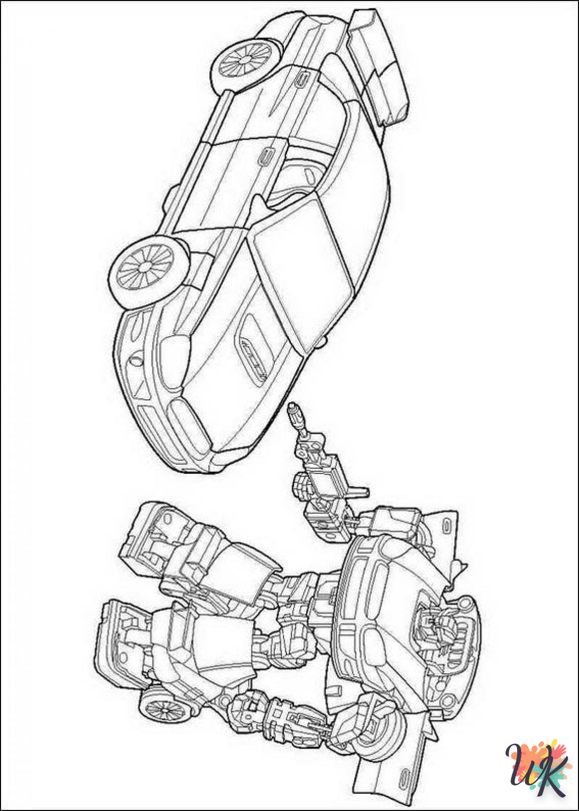 coloriage Transformers  a imprimer enfant 10 ans