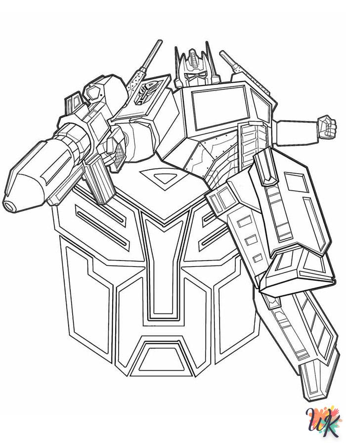 imprimer coloriage Transformers  gratuit