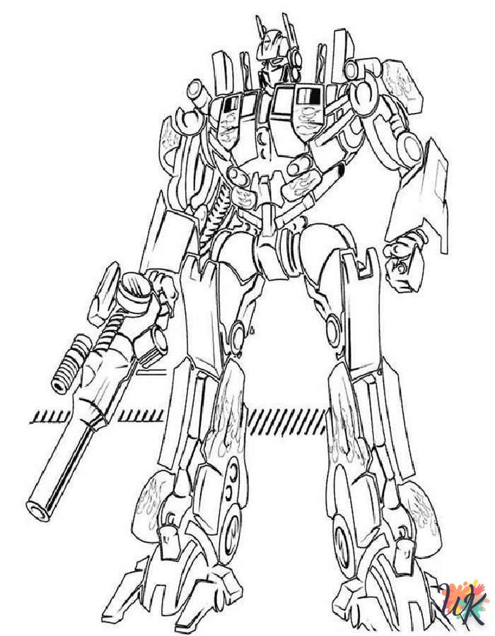 coloriage Transformers  à imprimer gratuitement pdf