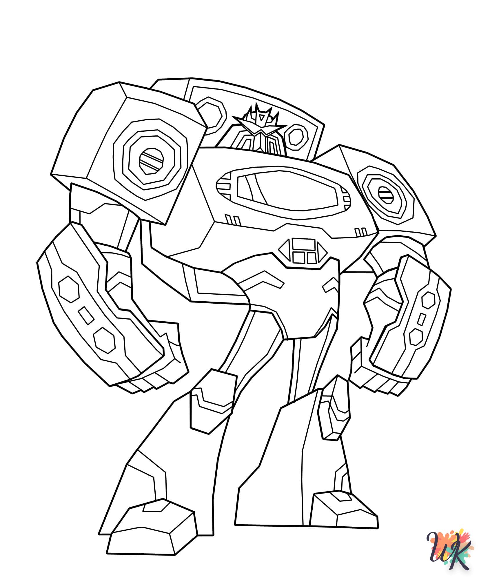 image pour coloriage Transformers  enfant