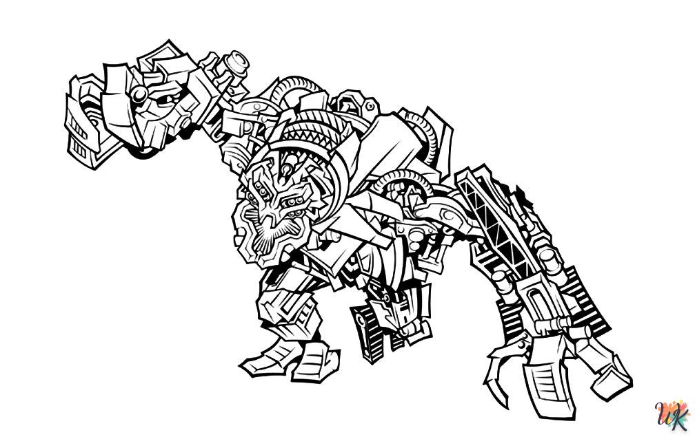 activité coloriage Transformers  en ligne