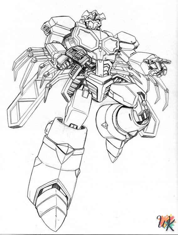 coloriage Transformers  gratuit pour enfants