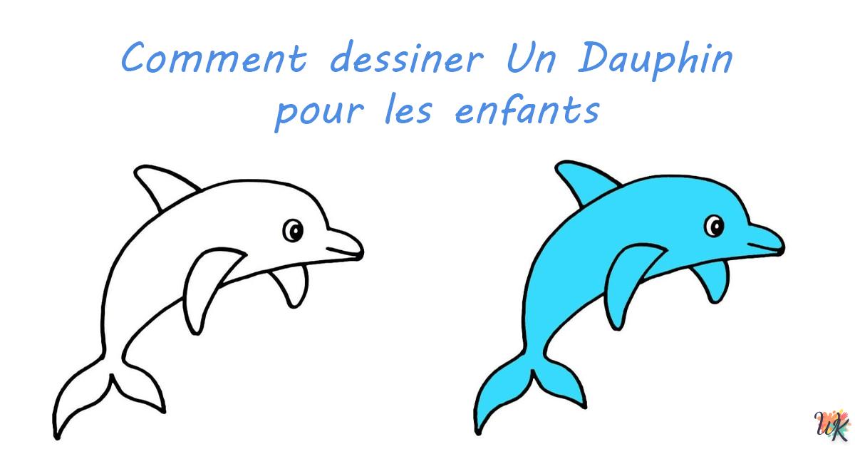 How to Draw a Dolphin for Kids