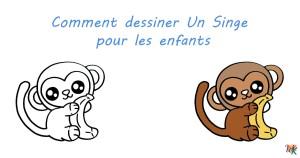 Comment dessiner Un Singe pour les enfants