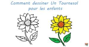 Comment dessiner Un Tournesol pour les enfants