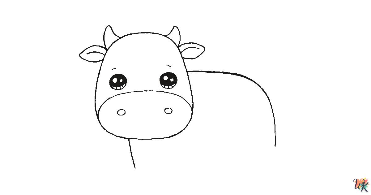 Comment dessiner Un Vache – Étape 4