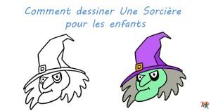 Comment dessiner Une Sorcière pour les enfants