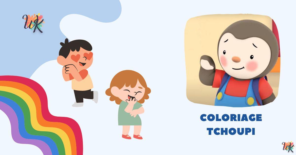 Coloriage Tchoupi à imprimer gratuit – Télécharger pour bébé