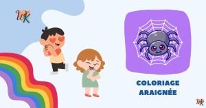 Coloriage Araignée à imprimer gratuit pour votre bébé