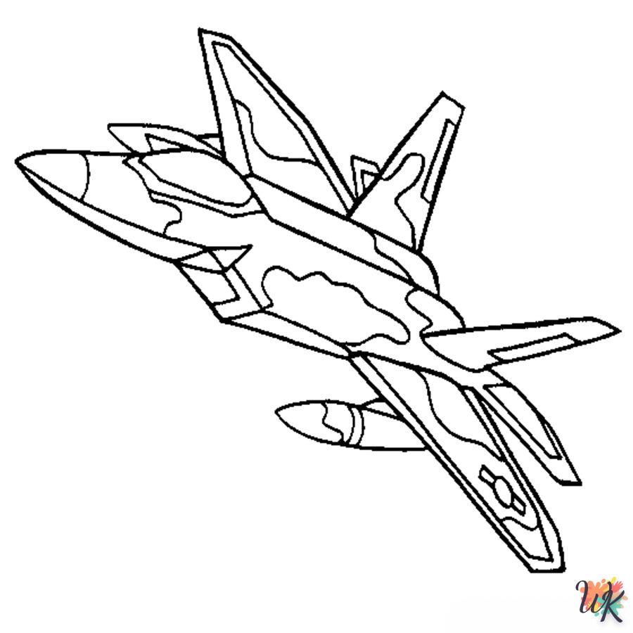 coloriage Avio  à imprimer pour enfant de 10 ans