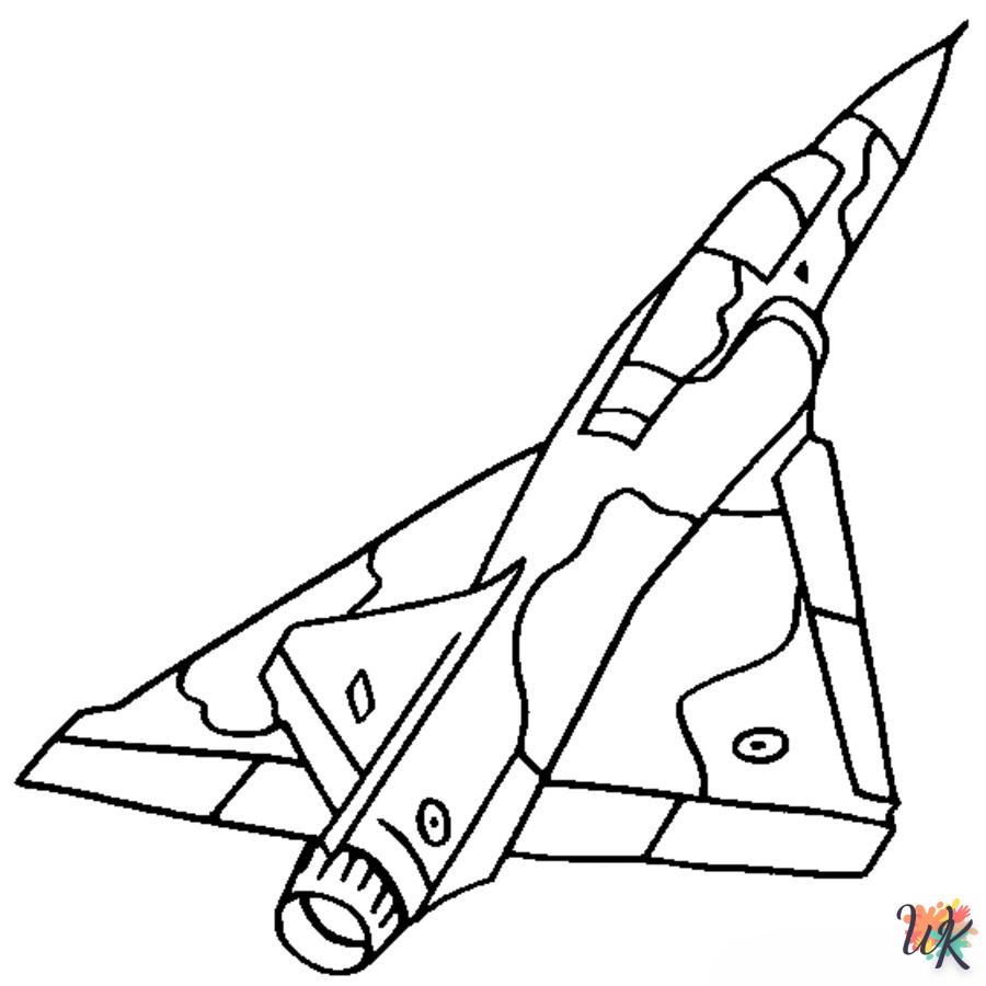 coloriage Avio  de pour enfants