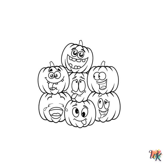 coloriage Citrouille  en ligne gratuit pour 12 ans