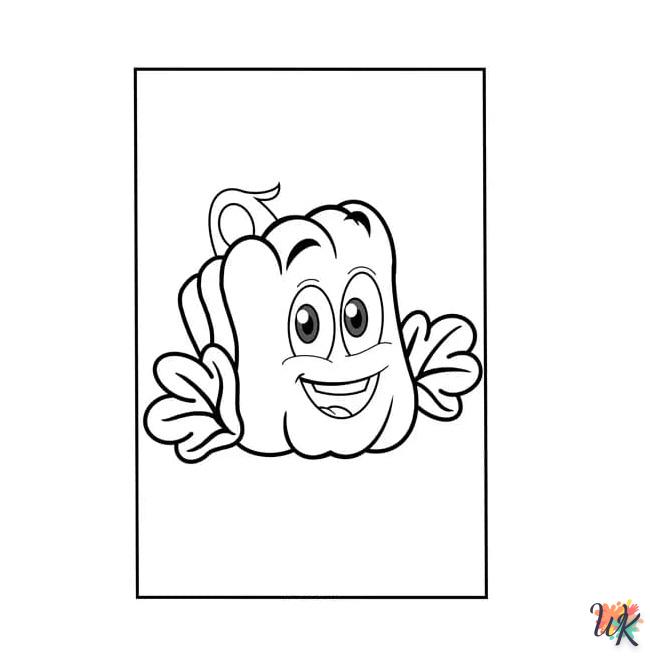 coloriage Citrouille  en ligne pour bebe de 2 ans