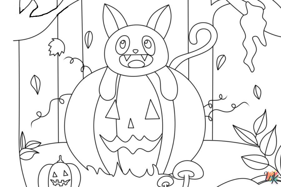 coloriage Citrouille  a imprimer enfant 10 ans