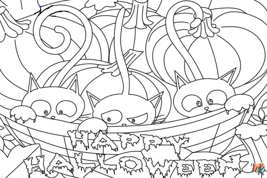 coloriage Citrouille  enfant à imprimer gratuit