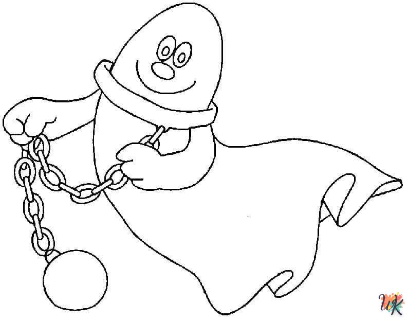 coloriage Fantome  pour enfant de 2 ans