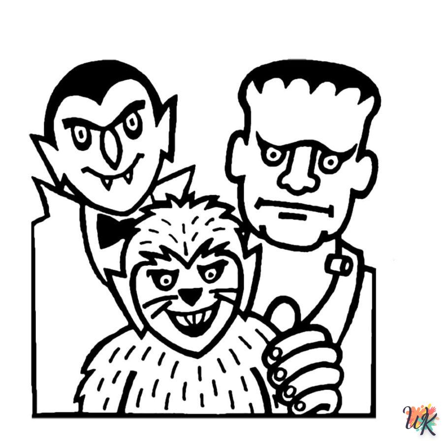 Coloriage Frankenstein 10