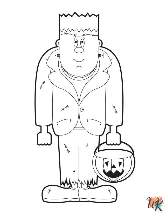 coloriage Halloween  pour enfant de 5 ans 1