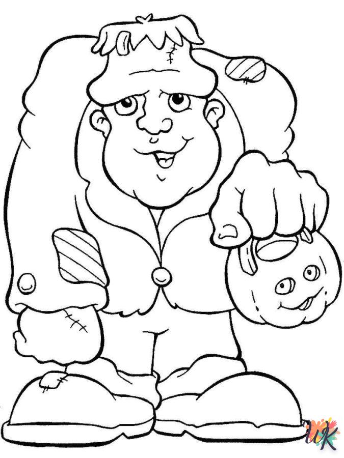 coloriage Halloween  enfant 6 ans à imprimer