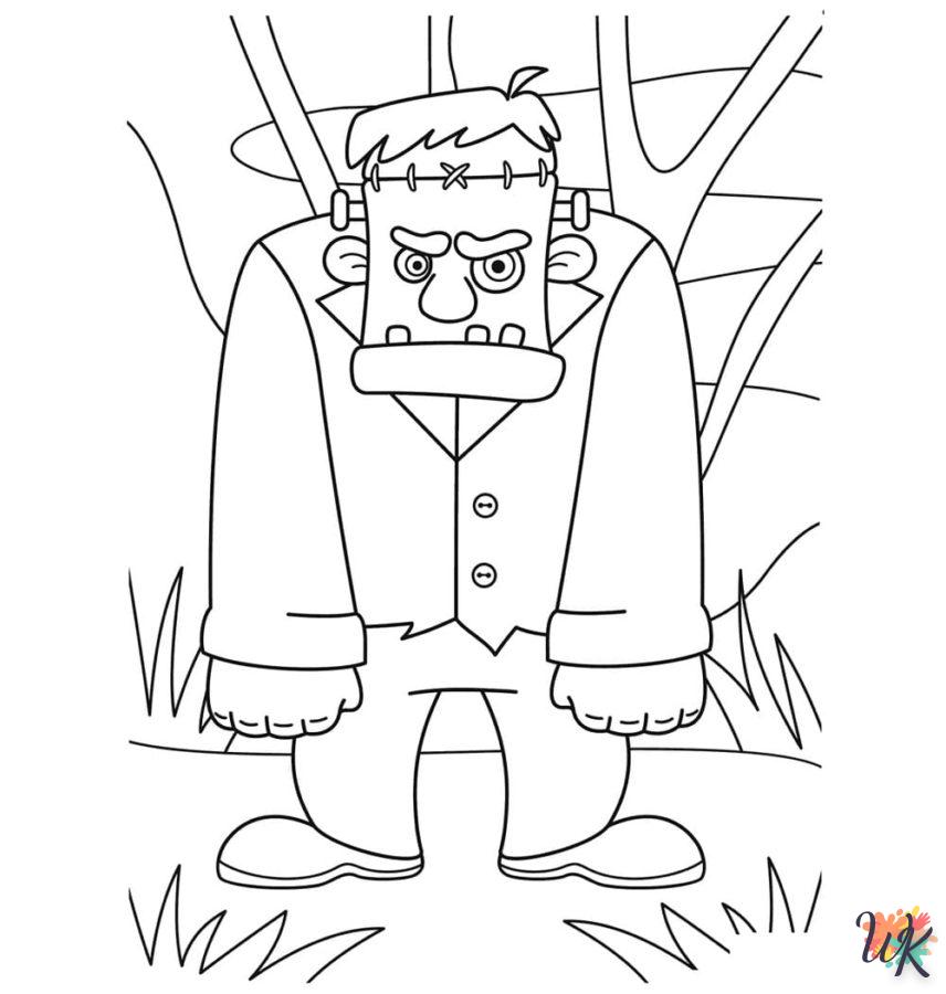 Coloriage Frankenstein 30