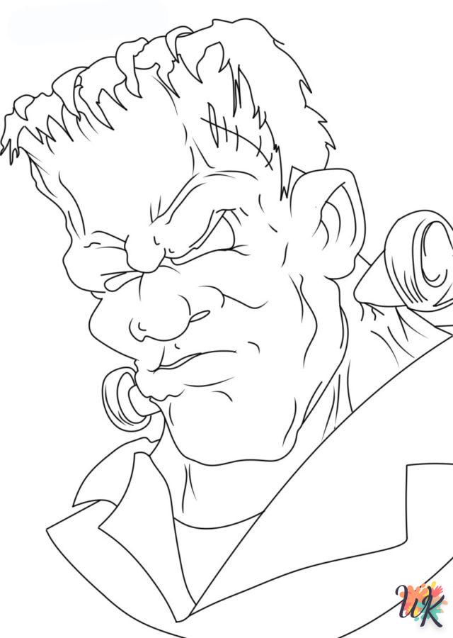 Coloriage Frankenstein 45