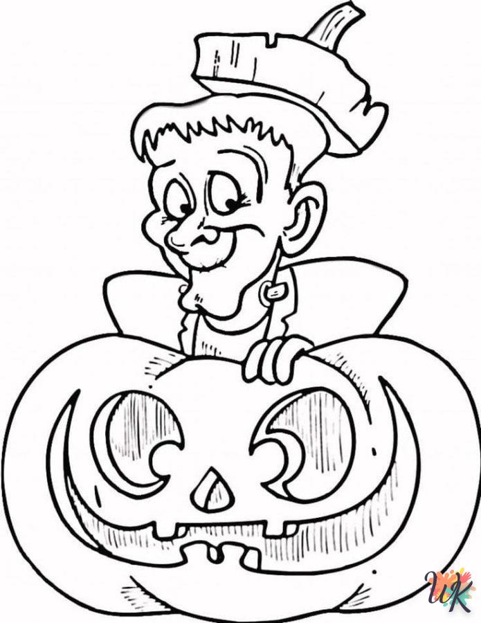 coloriage Halloween  pour enfant