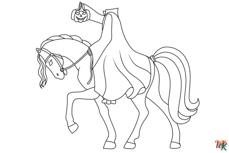 Coloriage Headless Horseman 3