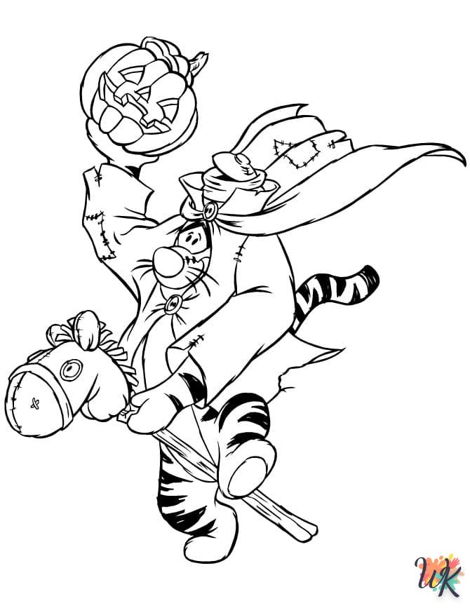 image de coloriage Headless Horseman  pour enfant 1