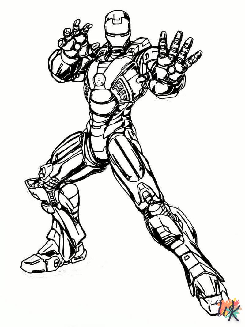 à imprimer coloriage Iron Man 1