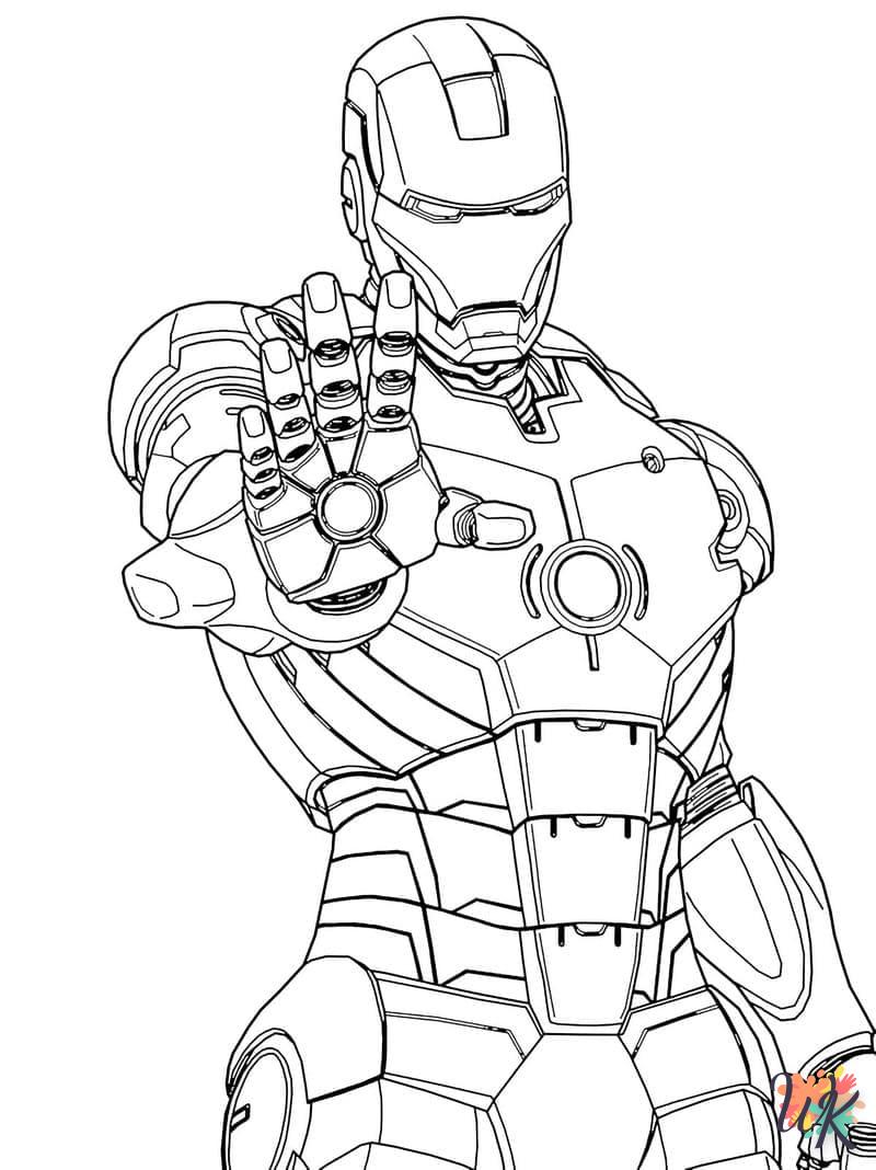 télécharger coloriage Iron Man  gratuit 1