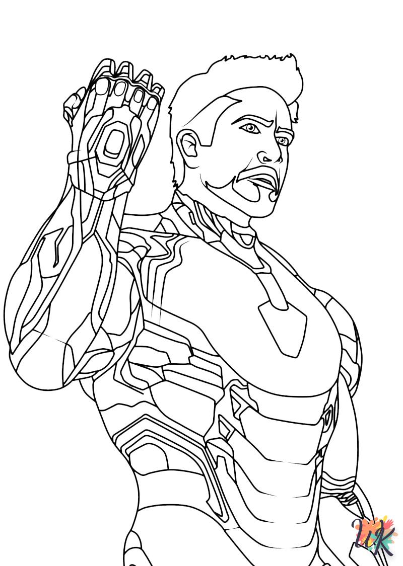 coloriage Iron Man  en ligne à imprimer 3