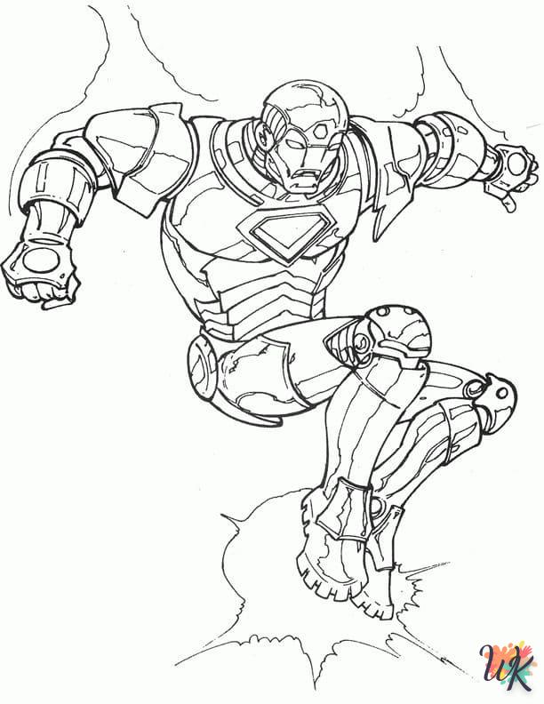 coloriage Iron Man  pour enfant gratuit