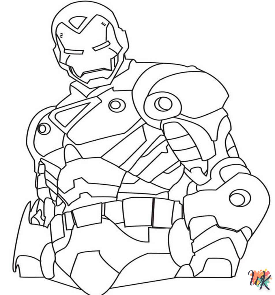 imprimer coloriage Iron Man  pour enfant