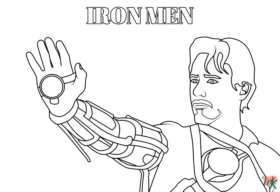 colorante Iron Man  para niño de 8 años 1