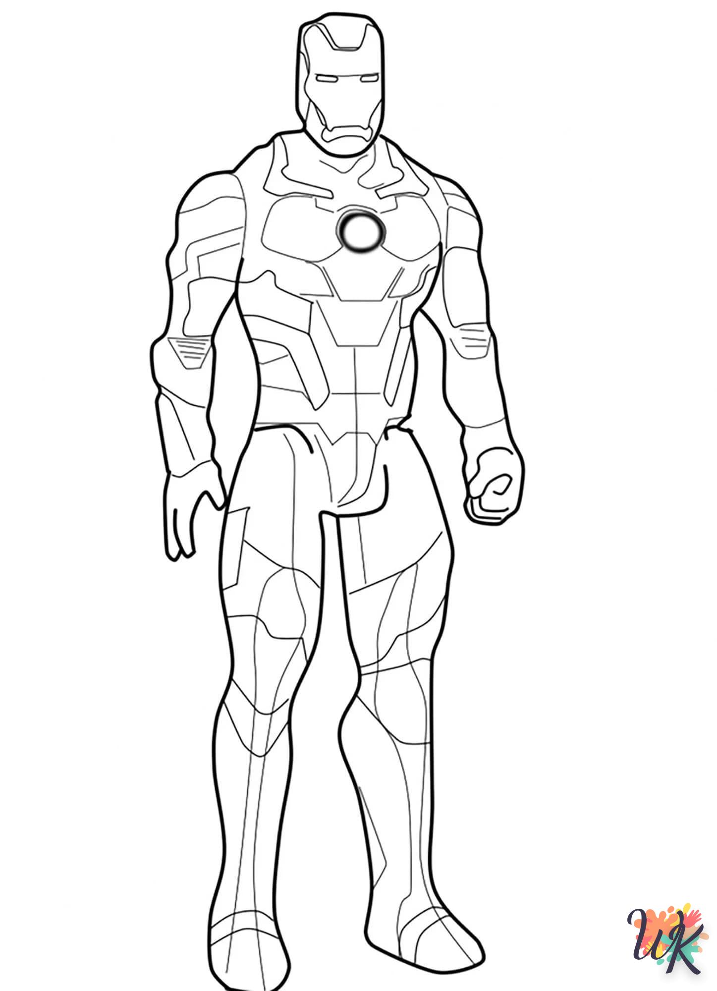 coloriage Iron Man  en ligne à imprimer 2