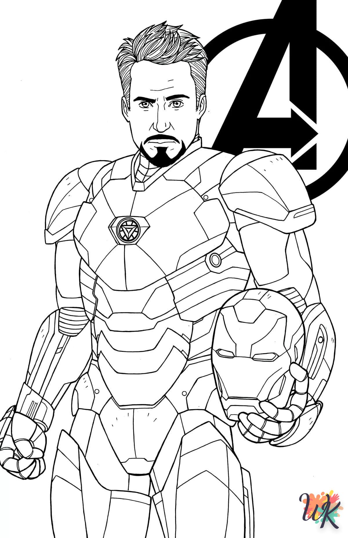 colorante Iron Man  magia para hacer en línea