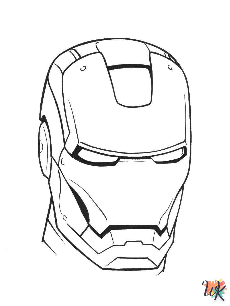 coloriage Iron Man  a colorier en ligne 1