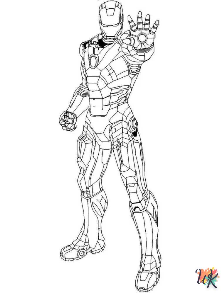 coloriage Iron Man  pour enfant a imprimer 1