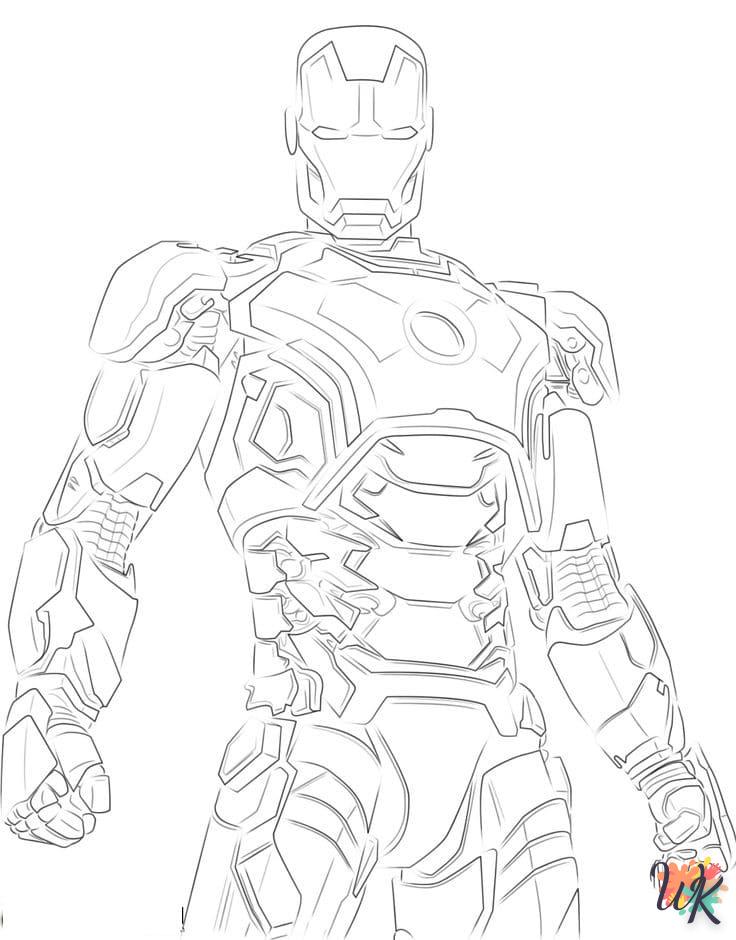 coloriage Iron Man  à imprimer