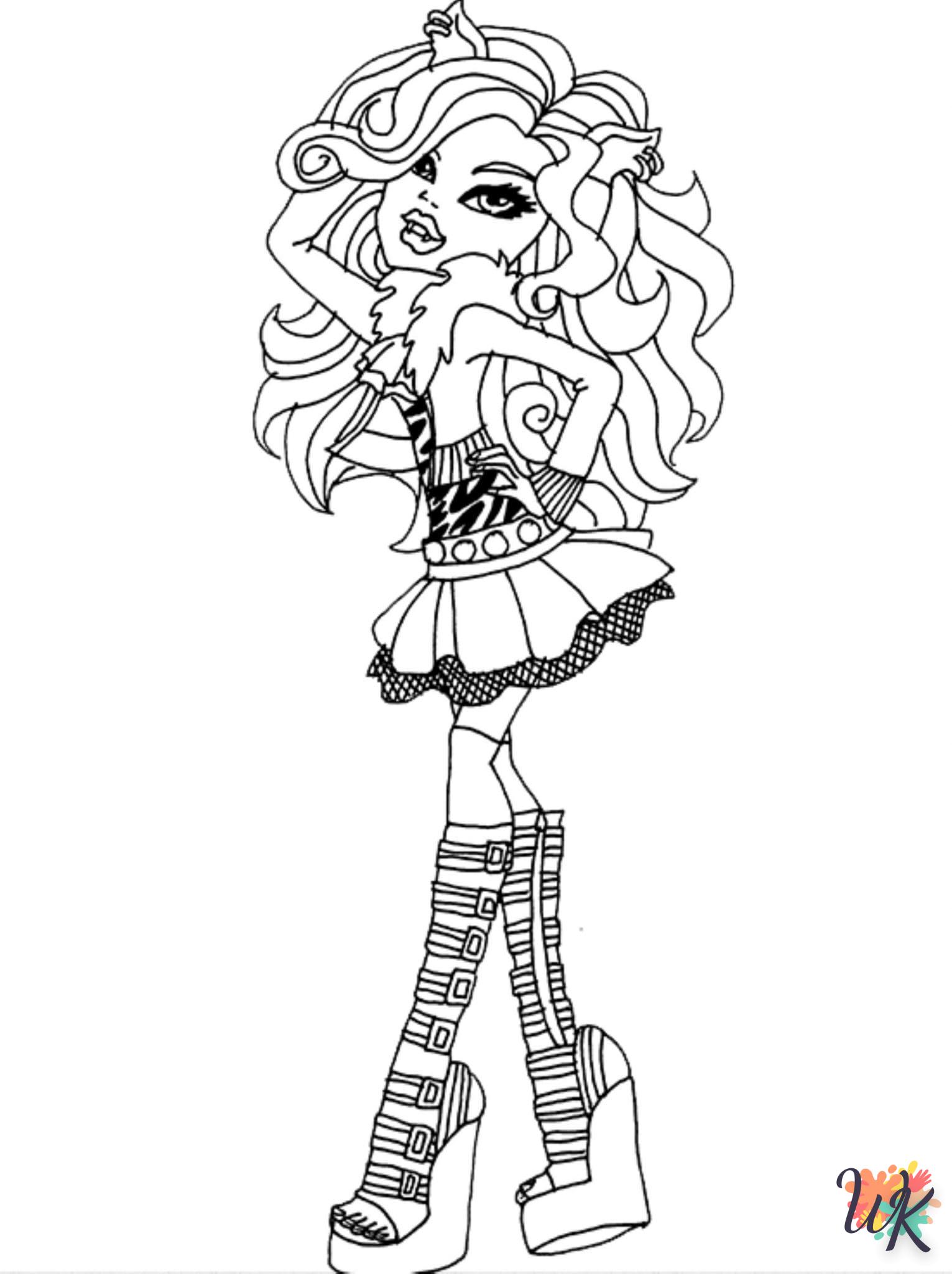 coloriage Monster High  a dessiner en ligne 1