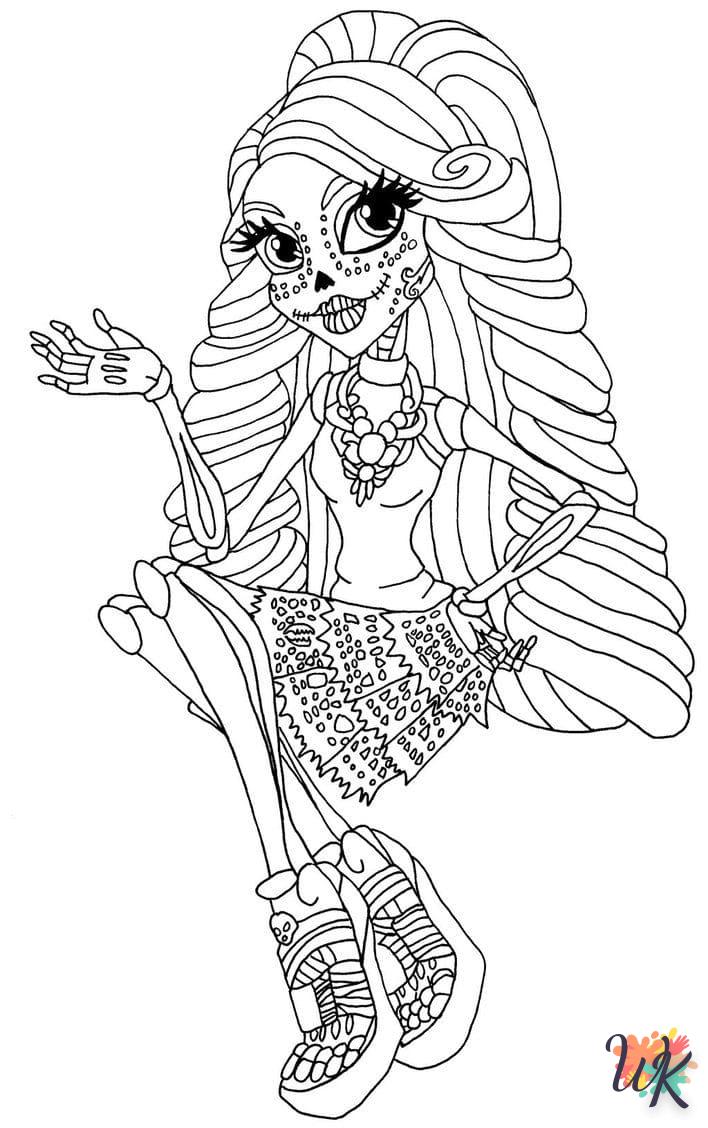 coloriage Monster High  à imprimer pdf 2