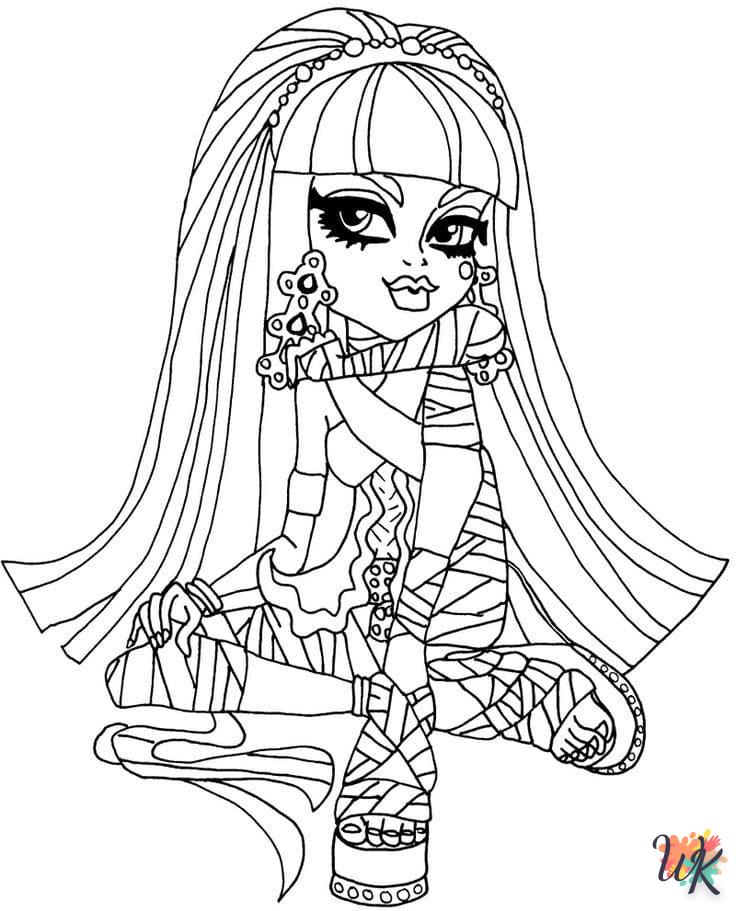 coloriage Monster High  pour enfants 1