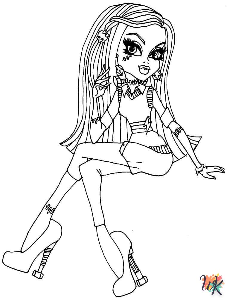 coloriage Monster High  a dessiner en ligne