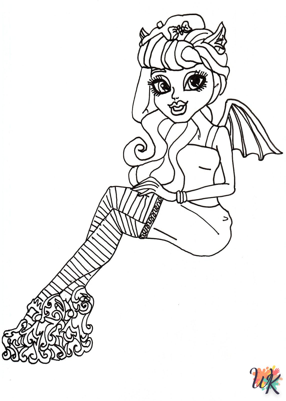 coloriage Monster High  en ligne pour enfant