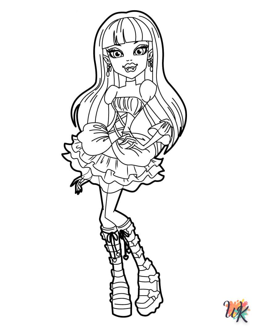 coloriage Monster High  en ligne gratuit