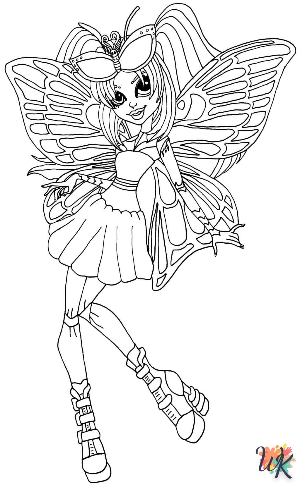 image de coloriage Monster High  pour enfant