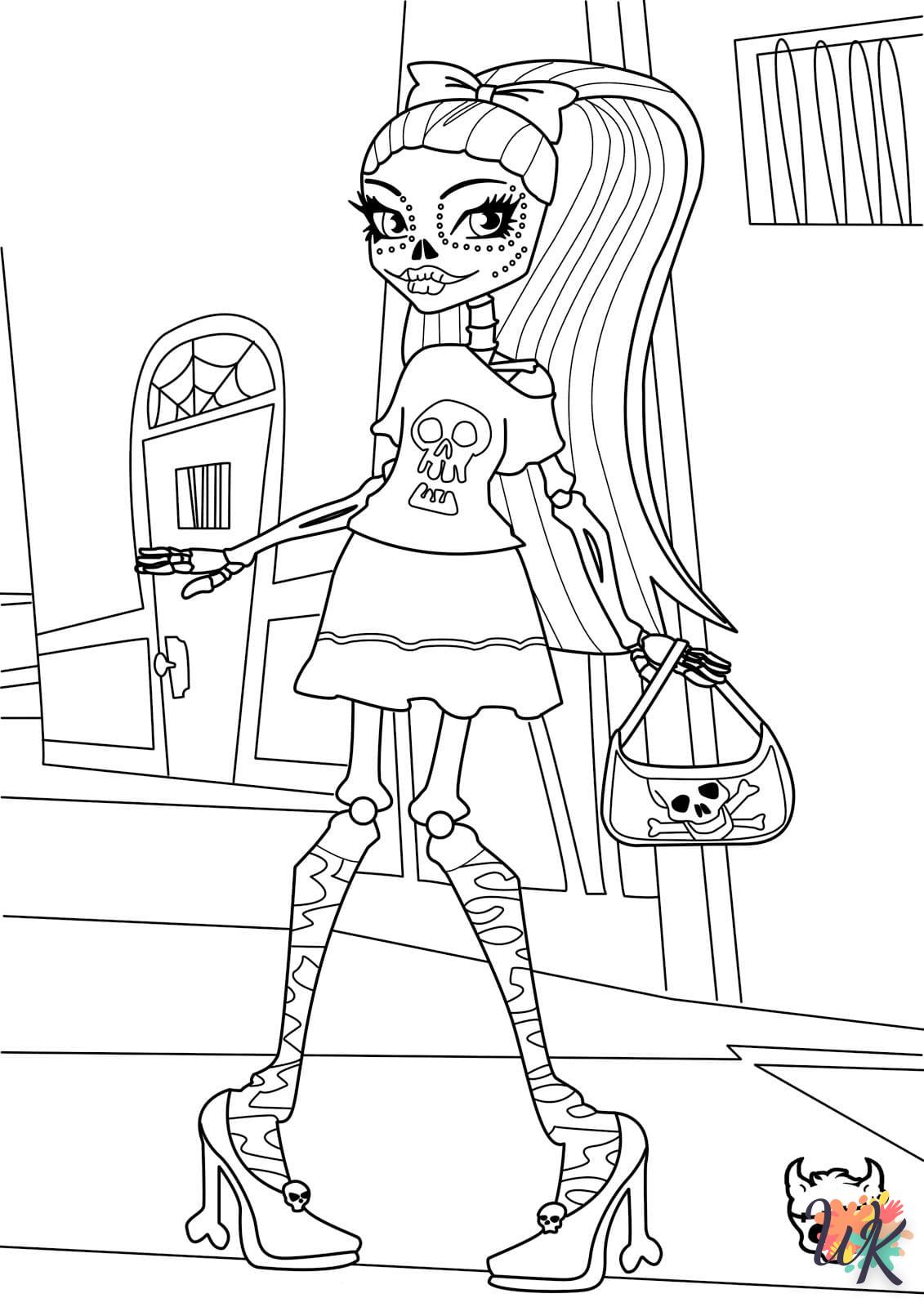 imprimer coloriage Monster High 2