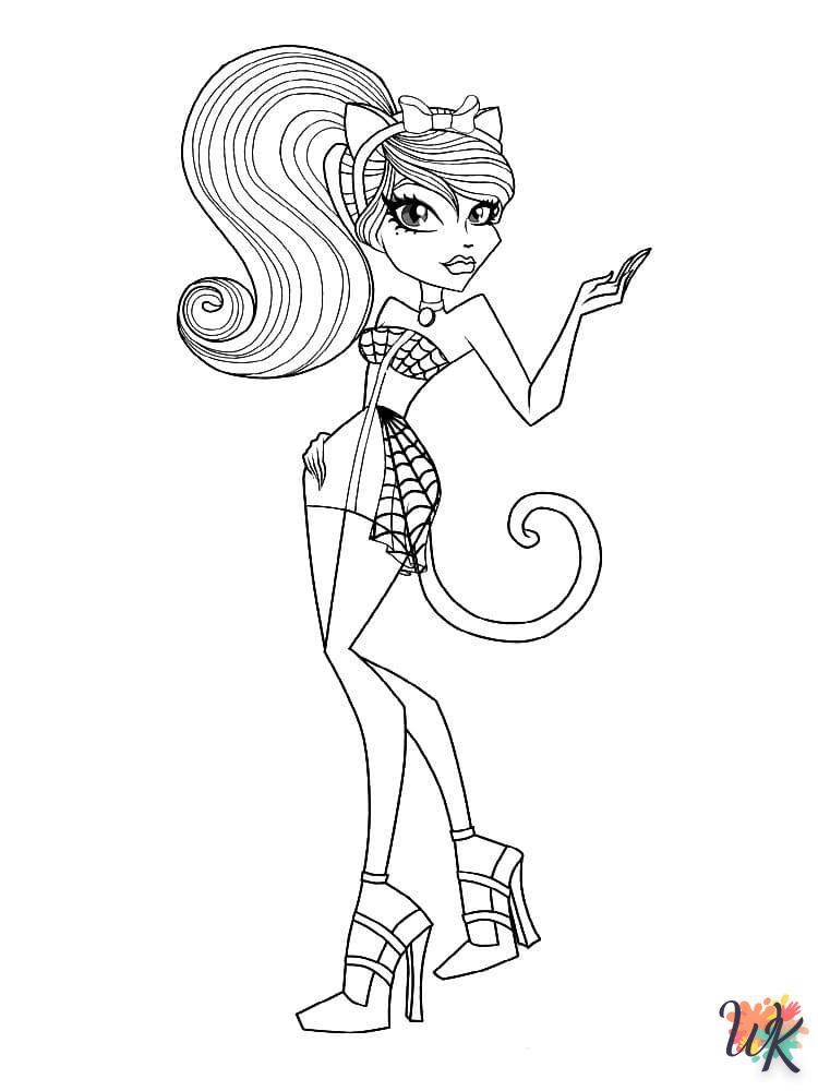 coloriage Monster High  pour enfants à imprimer 1