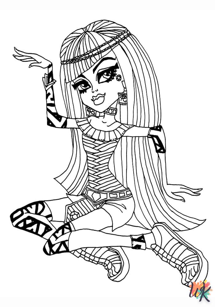 coloriage Monster High  a colorier en ligne