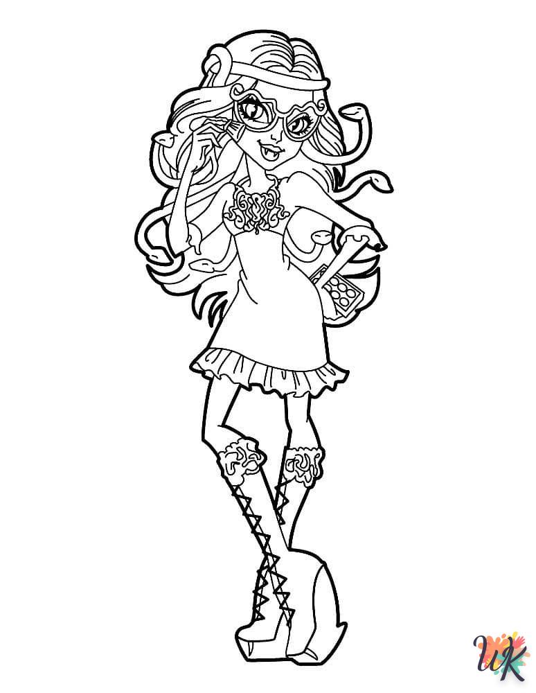 coloriage Monster High  et dessin a imprimer